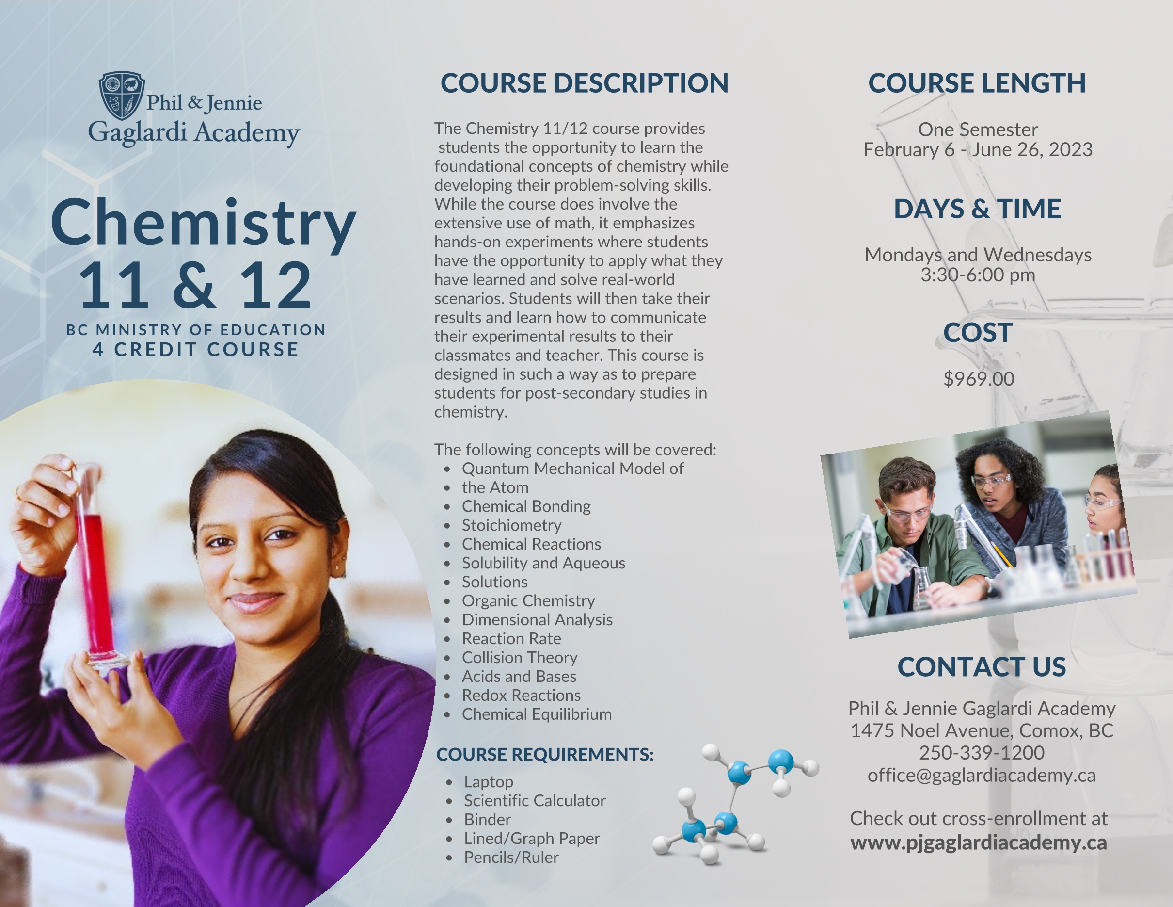 Chemistry 11-12 infographic